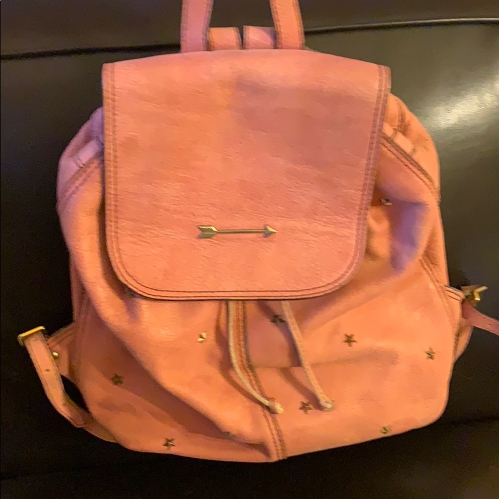 Mercules backpack purse hand made in Spain pink